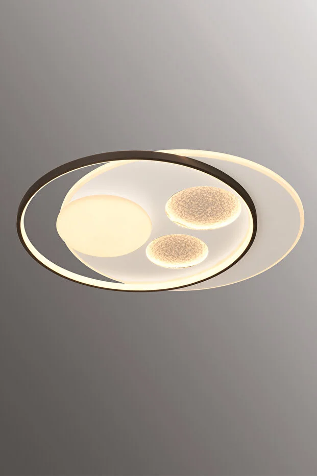 Oscar 50 Cm 3 Renk Işık Özellikli Led'li Modern Salon Mutfak Yatak Odası Avizesi